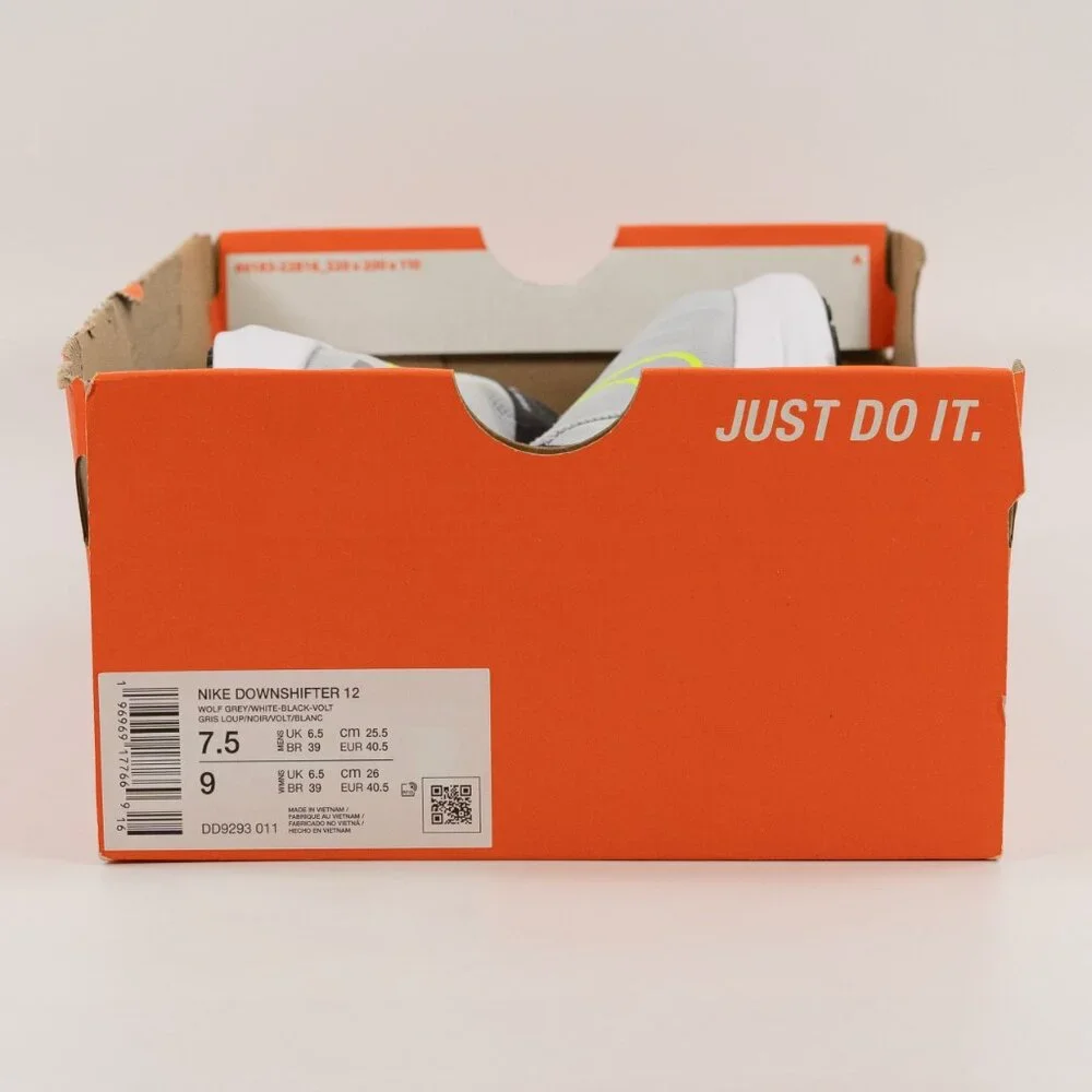 Nike Downshifter 12 'Wolf Grey Volt' DD9293-011 Running size 7 - 12